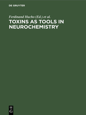 cover image of Toxins as Tools in Neurochemistry
